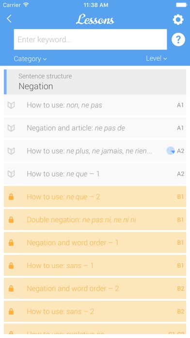 Dr French: French grammar screenshot 2