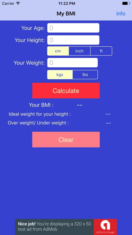 My BMI Calculator