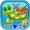 Magic Nin Baby Turtle Colouring Book Game