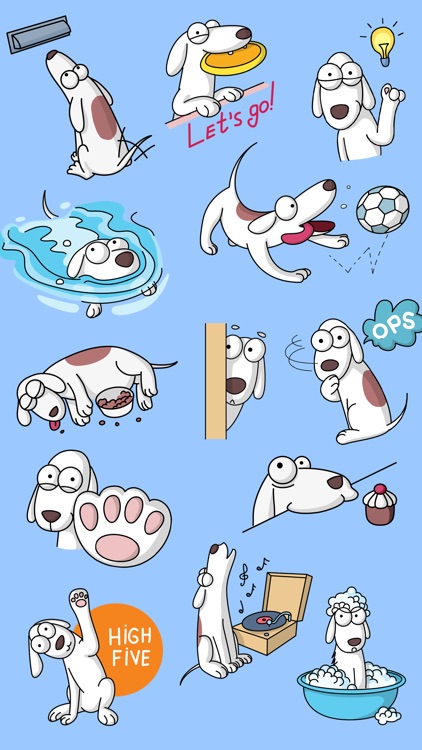 Sleepless Dog Stickers