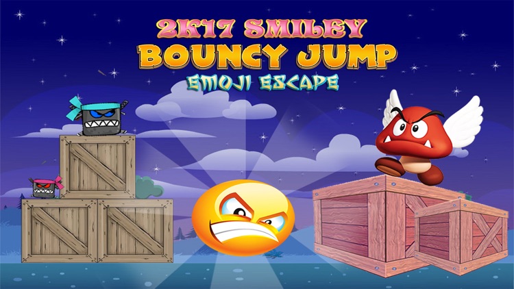 Smiley Bouncy Jump - Emoji Escape