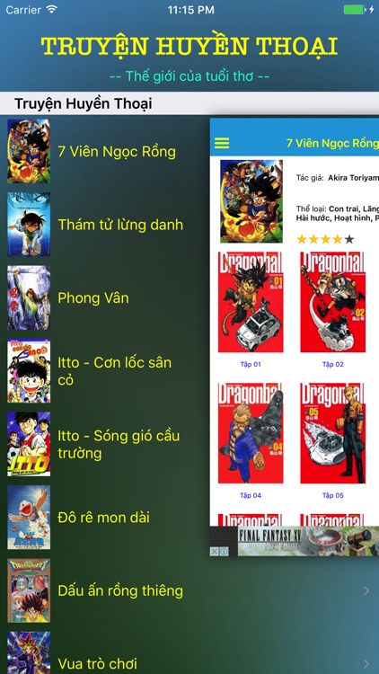 Truyện Tranh Huyền Thoại