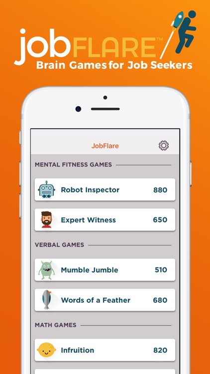 JobFlare - Brain Games for Job Seekers screenshot-0