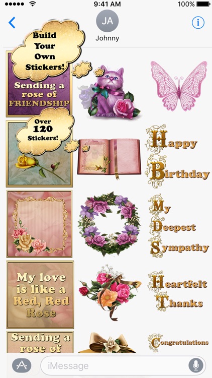 Roses For You Sticker Pack For iMessage