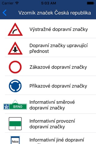 Dopravní značení v Česku screenshot 4