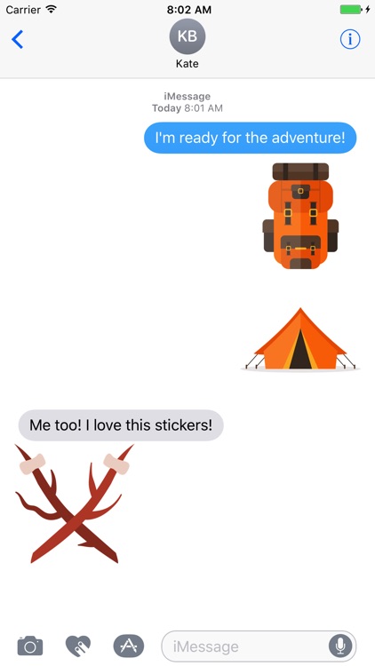 Camping - Stickers for iMessage