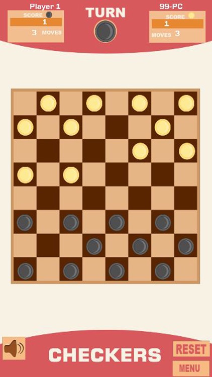 Checkers Classic Board Game