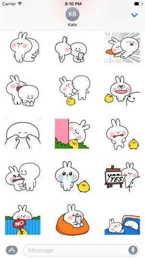 Spoiled Rabbit Animated Sticker(圖2)-速報App