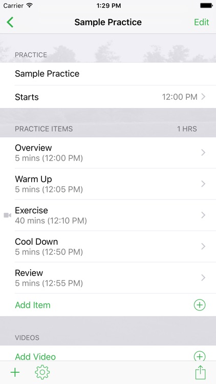 InfiniteGolf Practice Planner