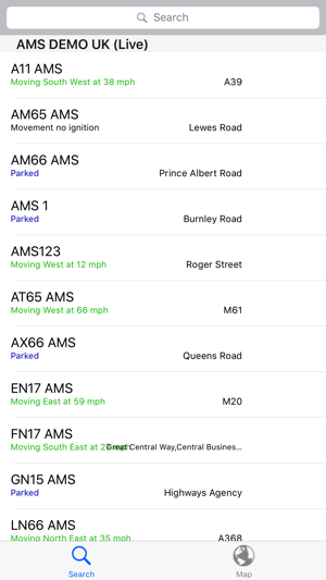 AMS Mobile Tracking