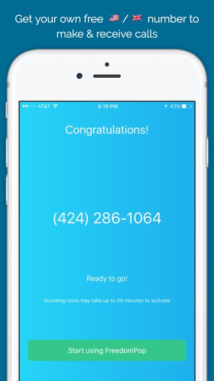 FreedomPop: Calling & Texting