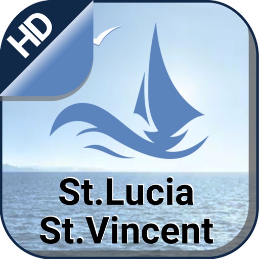 St.Lucia & St.Vincent navigation chart for crusing