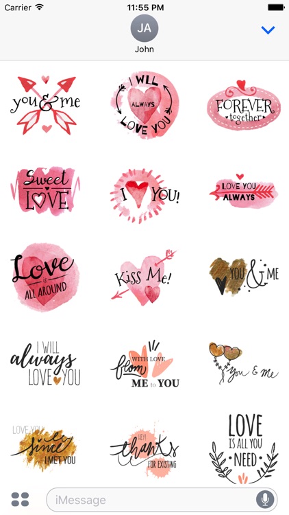 LoveTextSticker