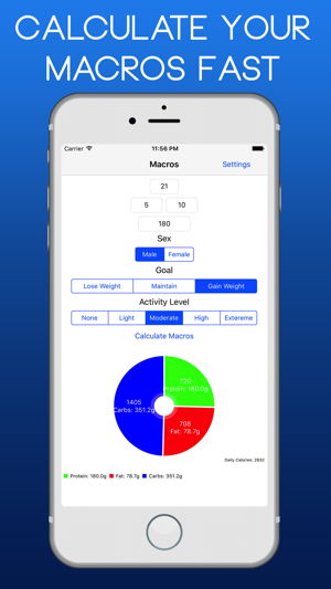 Macro Calculator for Bodybuilding & Weightlifting(圖1)-速報App