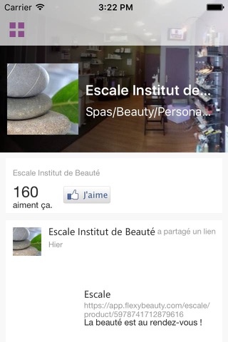 Escale Institut screenshot 2