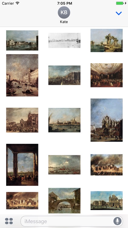 Francesco Guardi Artworks Stickers screenshot-3