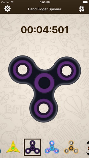 Hand Fidget Spinning Game