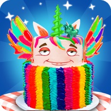 Activities of DIY Unicorn Rainbow Cake Cooking! Sweet Dessert