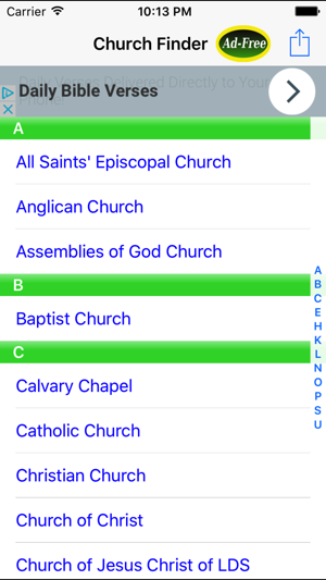 Church Finder: Find & Locate Nearby Chur