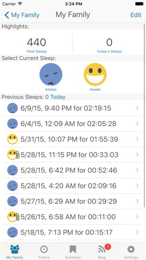 Basic Baby Sleeps - log, track and chart sleeping(圖3)-速報App