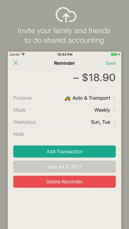 CashSync - Expense and Income tracking with sync screenshot-4