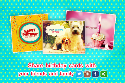 Birthday Photo Frames + Wallpapers screenshot 2