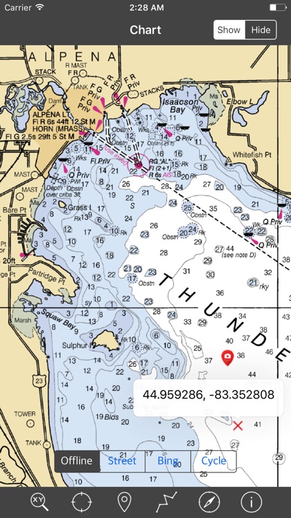 Lakes Huron & Erie – Raster Nautical Charts screenshot-3
