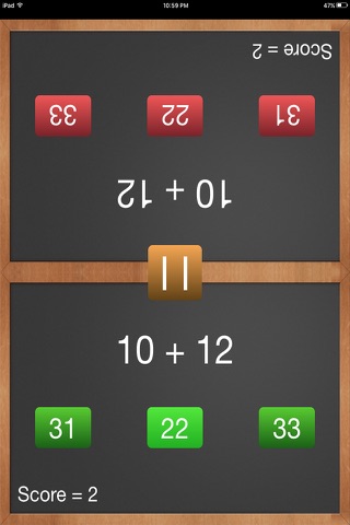 Addition Tables Duel - Fun 2 Player Math Game screenshot 3