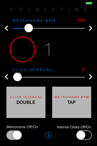 DoubleTime Metronome - náhled