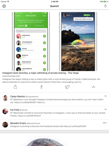 Quench - Social News screenshot 4