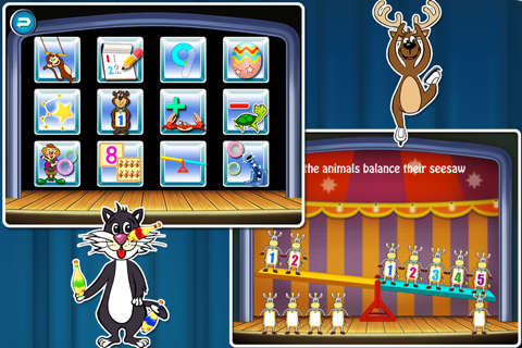 Circus Math School- Toddler & Kids Learning Games screenshot 2
