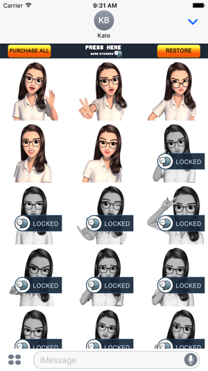 CrazyJJ1 Stickers for iMessage(圖3)-速報App