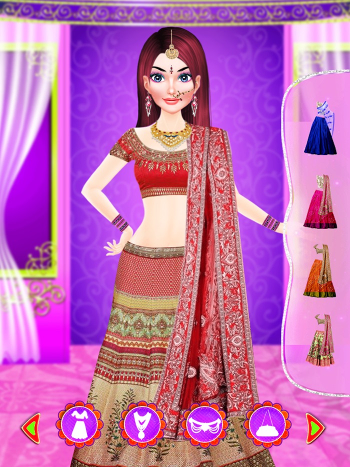 Indian Doll Fashion Salon  Dressup Game