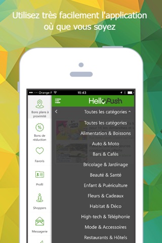 HelloPush - Bons Plans en Saône et Loire screenshot 3