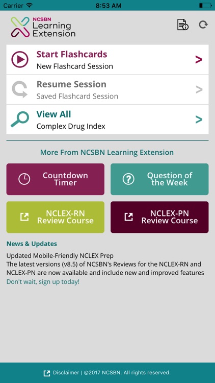 NCSBN Learning Extension’s Medication Flashcards