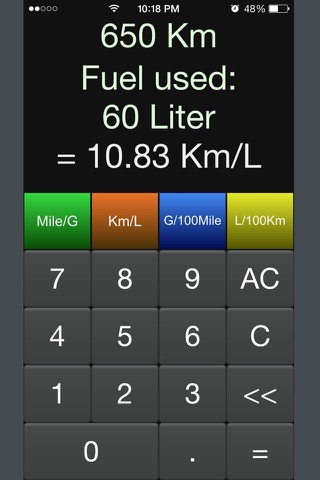 MPG Calculator Lite screenshot 2