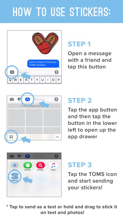 TOMS Stickers Pack