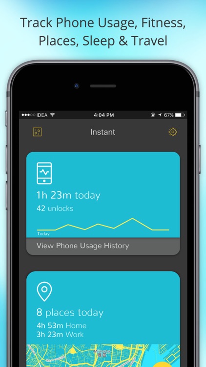 Instant - Lifelog | Place & Screen Time Tracker