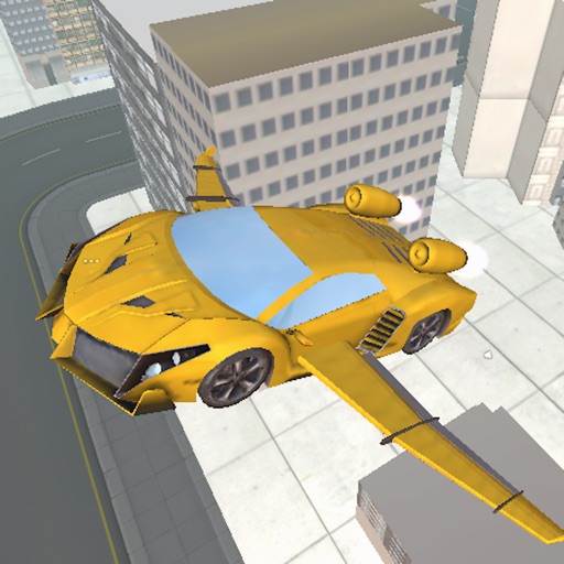 Racing Sports Flying Car Stunt Game