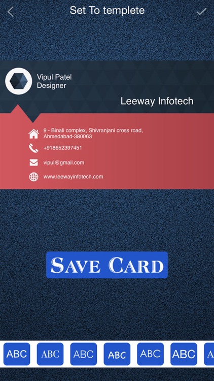 Business Card Maker - Design a Business Card