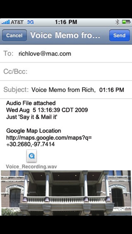 Say it Mail it Recorder screenshot-4
