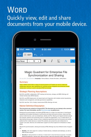 SmartOffice - Document Editing screenshot 2