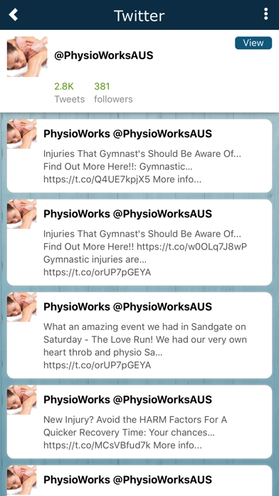 PhysioWorks AU screenshot 3