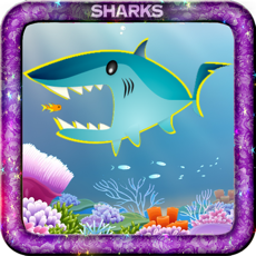 Activities of Sharks and friends Match 3 puzzle game