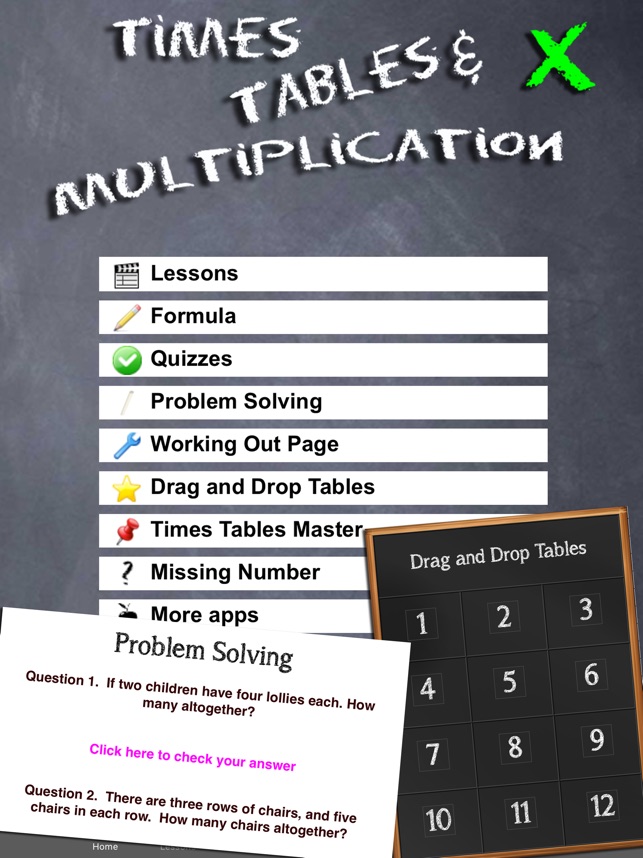 Multiplication Times Tables(圖1)-速報App