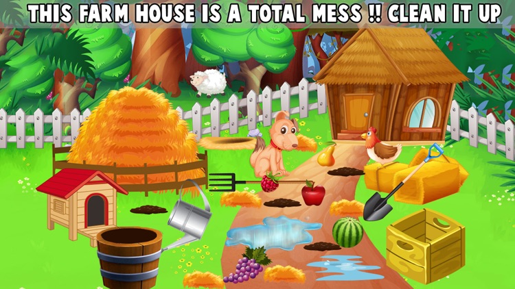 Messy Farm Cleanup Game