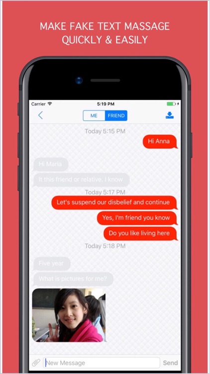 Fake Message - Create Fake Text Message to PRANK