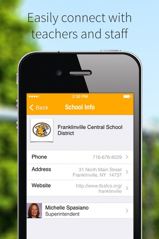 Franklinville Web screenshot 2