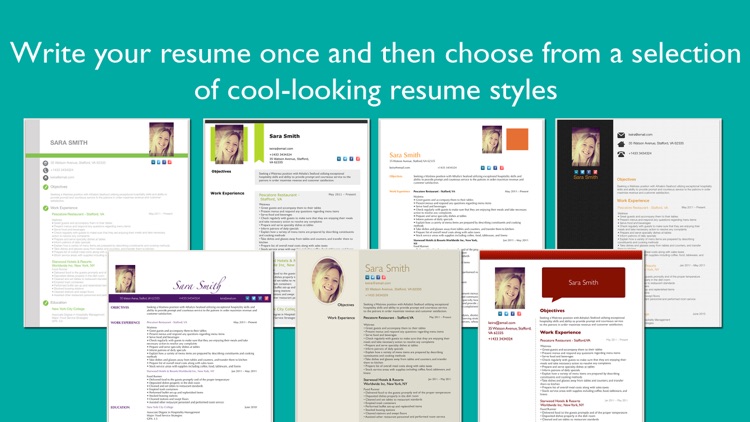 Resume Designer Pro: Produce elegant Resumes