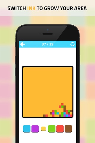 Flood Game : a color logic puzzle screenshot 2